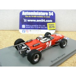 1967 McLaren M4A n°24 Bruce McLaren 2nd Rouen F2 SF177 Spark Model