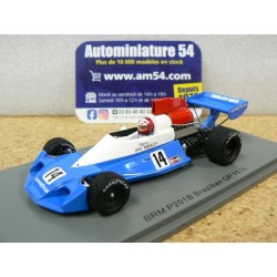 1976 BRM P201B n°14 Ian Ashley Brazilian GP S5288 Spark Model