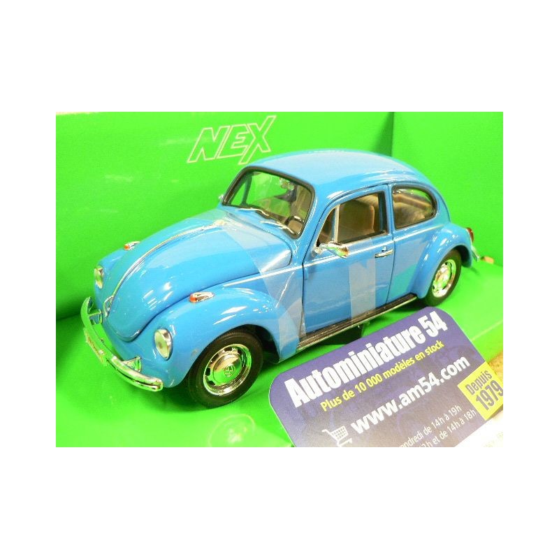 Volkswagen Beetle Bleu 1972 Coccinelle 22436WB Welly