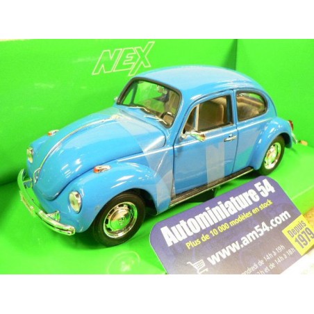 Volkswagen Beetle Bleu 1972 Coccinelle 22436WB Welly