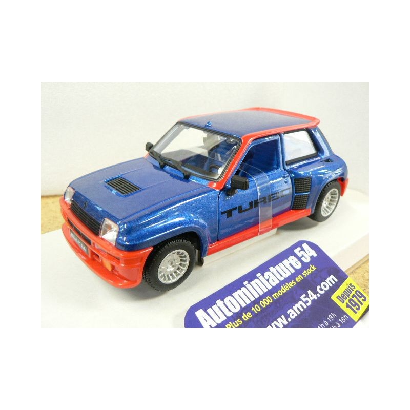 Renault 5 Turbo Bleue 18-210088B Bburago 1/24