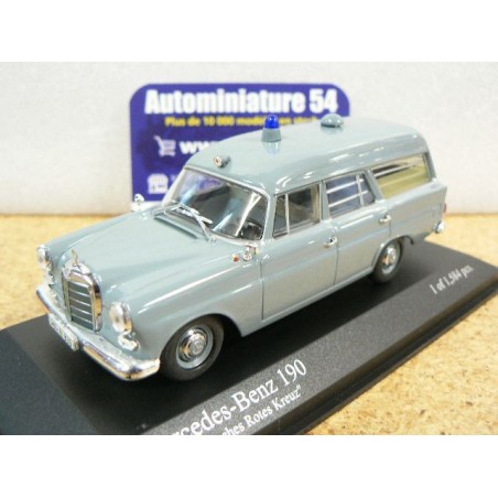 Mercedes 190 Ambulance croix rouge DRK 1961 400037270 Minichamps