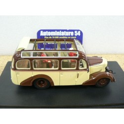 Unic L20 Faurax et Chaussende 1937 + figurines Bus Tourisme ref 329 Perfex