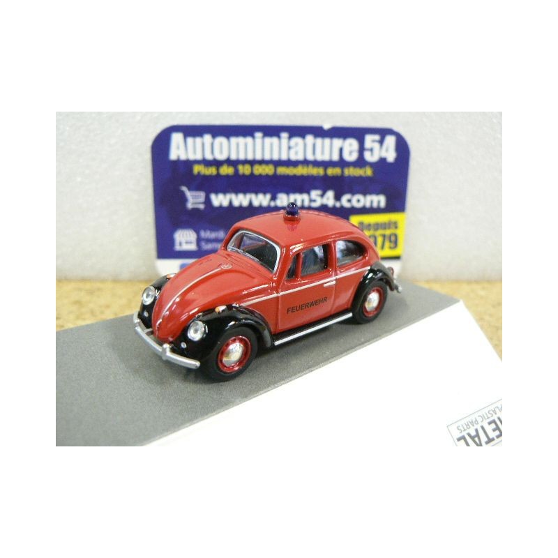 Volkswagen Kafer Coocinelle Feuerwhehr Pompier 1/64 452022600 Schuco
