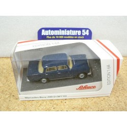 Mercedes 200D w110 Bleu 1/64 452022200 Schuco