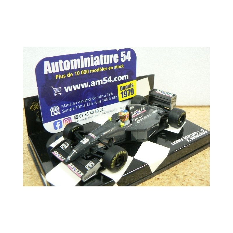 1994 Sauber Mercedes C13 n°29 Karl Wendlinger 430940029 Minichamps