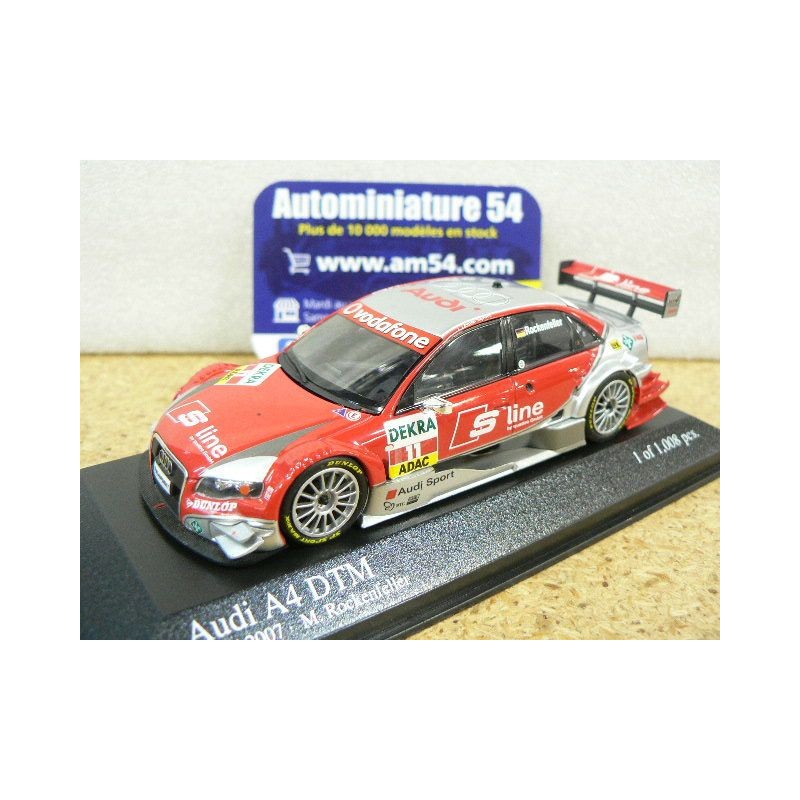 2007 Audi A4 n°11 Mike Rockenfeller Team Rosberg DTM 400079611 Minichamps