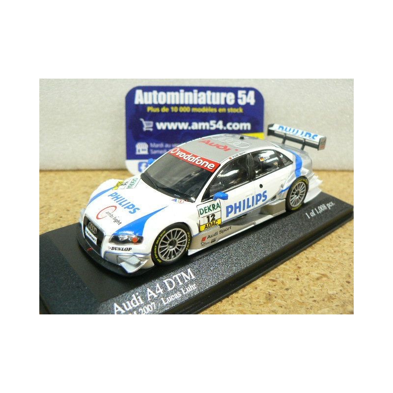 2007 Audi A4 n°12 Lucas Luhr Team Rosberg DTM 400079612 Minichamps