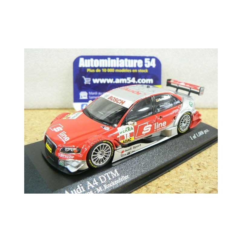 2008 Audi A4 n°18 Mike Rockenfeller Team Rosberg DTM 400081718 Minichamps