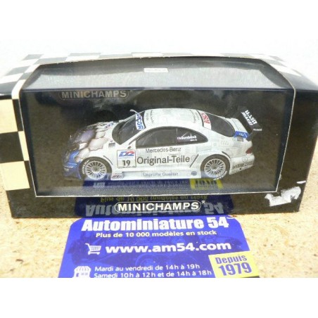 2000 Mercedes CLK n°19 P Dumbreck "Attention Pare soleil décollé" Team Rosberg DTM 430003719 Minichamps