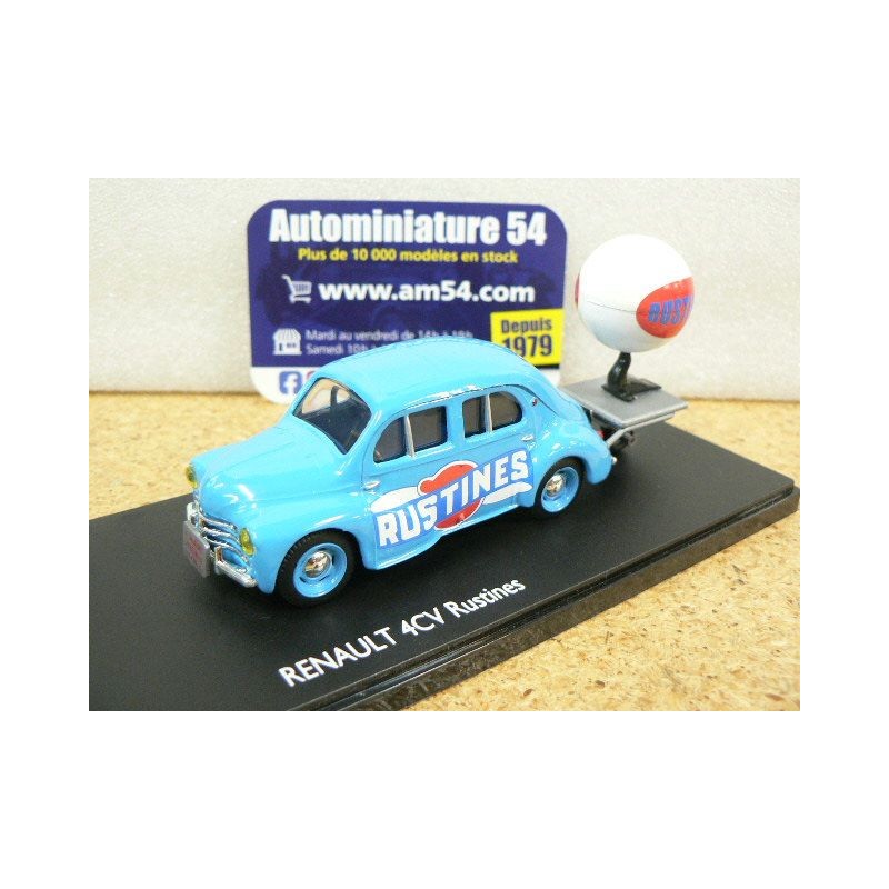 Renault 4cv Rustines + remorque 101042 Eligor