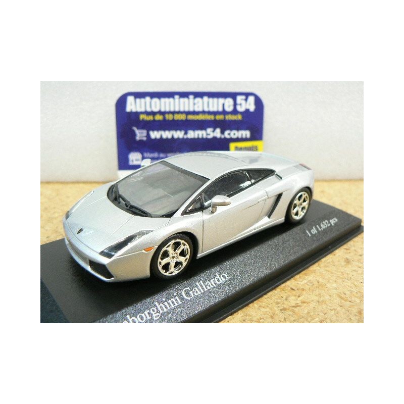 Lamborghini Gallardo 2004 Silver 400103501 Minichamps