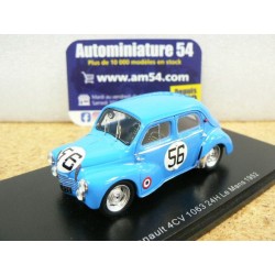 1952 Renault 4CV 1063 n°56 Vernet - Pairard  Le Mans S5223 Spark Model