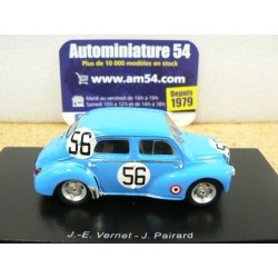 1952 Renault 4CV 1063 n°56 Vernet - Pairard  Le Mans S5223 Spark Model