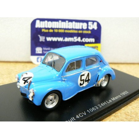 1952 Renault 4CV 1063 n°54 Pons - Moser  Le Mans S5224 Spark Model