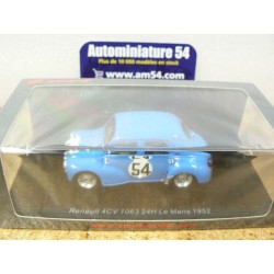 1952 Renault 4CV 1063 n°54 Pons - Moser  Le Mans S5224 Spark Model