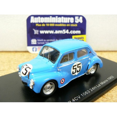 1952 Renault 4CV 1063 n°55 Lecat - Senfftleben Le Mans S5226 Spark Model