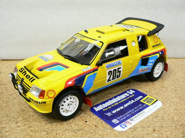 PEUGEOT 205 GRAND RAID DAKAR 1987 1/18 OttO OttOmobile OT354 