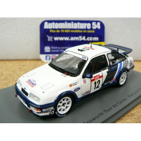 1988 Ford Sierra RS Cosworth Sainz - Moya n°12 Tour De Corse S8706 Spark Model