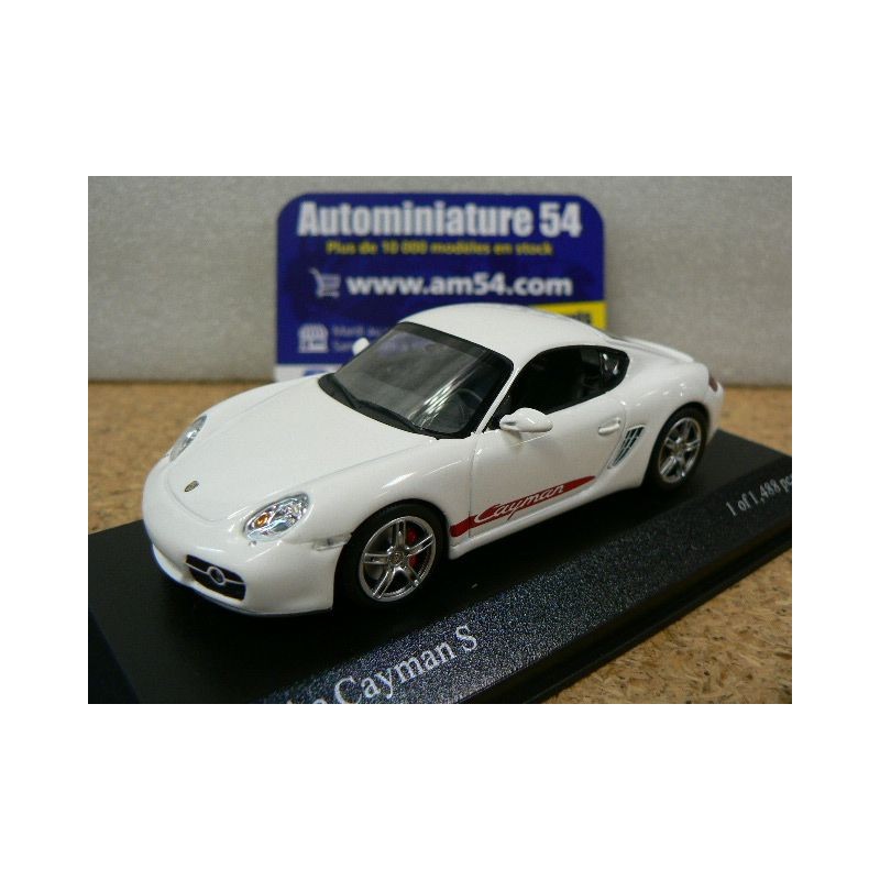 Porsche Cayman S Grand Prix white 2005 400065621 Minichamps