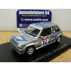 1990 Renault 5 GT Turbo supercinq  n°14 Ragnotti - Thimonier Tour de Corse S5556 Spark Model