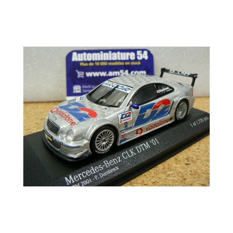 2001 Mercedes CLK n°2 P Dumbreck Team D2 AMG DTM 430013102 Minichamps