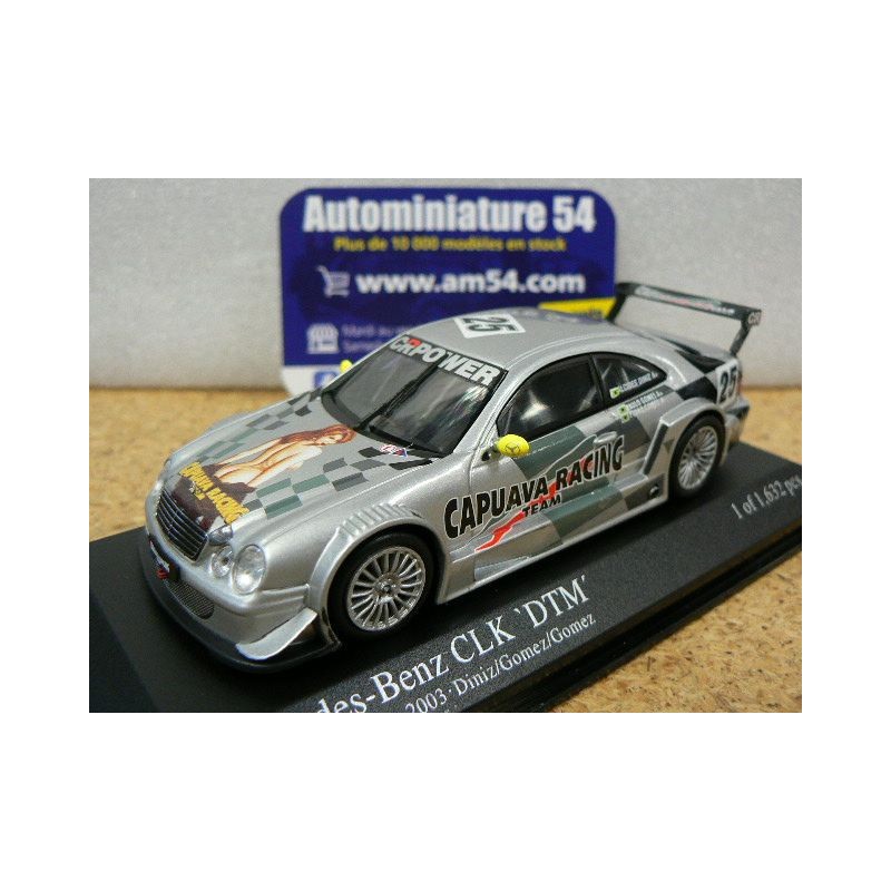 2003 Mercedes CLK DTM n°25 Diniz - Gomez - Gomez 6 Heures Curitiba 400033125 Minichamps