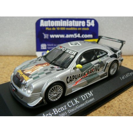 2003 Mercedes CLK DTM n°25 Diniz - Gomez - Gomez 6 Heures Curitiba 400033125 Minichamps