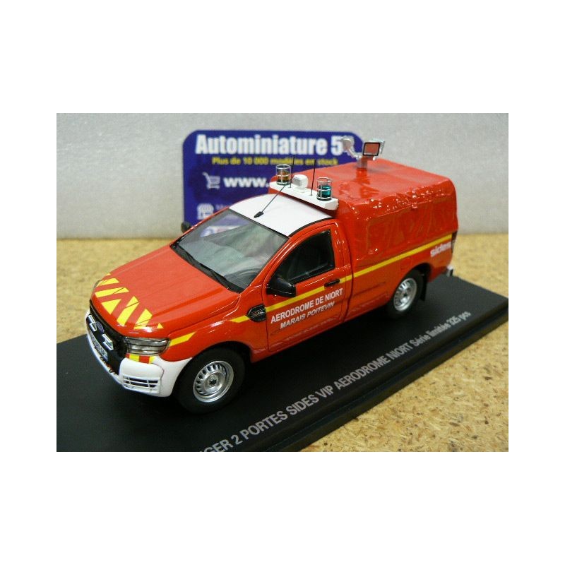 Ford Ranger Simple cabine SIDES VIP Aérodrome Niort pompier Alarme 0035