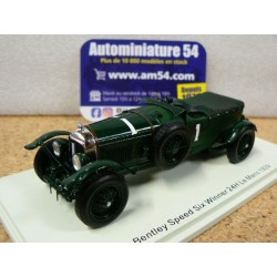 1929 Bentley Speed Six n°1 Barnato - Birkin 1st Winner  Le Mans 43lm29 Spark model