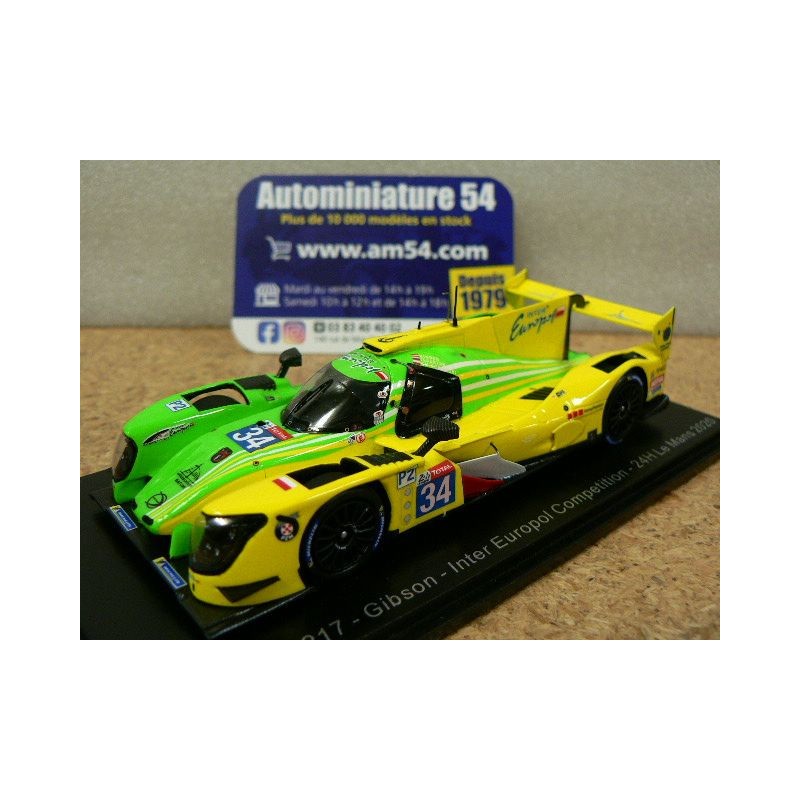 2020 Ligier JS P217 Gibson Inter europol n°34 Binder - Isaakyan - Smiechowski LMP2 Le Mans S7974 Spark Model