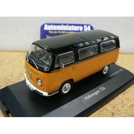 Volkswagen T2a Bus Noire/Orange 03495 Schuco