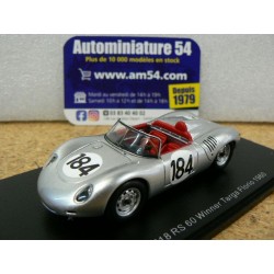 1960 Porsche 718 RS 60N°184 Jo.Bonnier - Hans Herrmann 43TF60 Spark Model