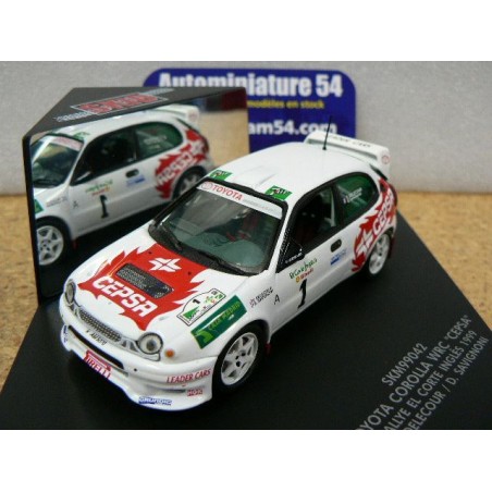 1999 Toyota Corolla WRC CEPSA F.Delecour - D.Savignoni RALLYE EL CORTE INGLES SKM99042Ixo Models - SKID