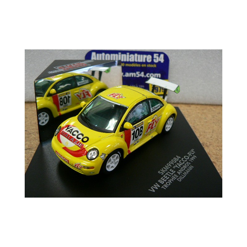 1999 VW Beetle Yacco Fly Dillman N°10B Trophée Andros SKM99084 Ixo Models - SKID