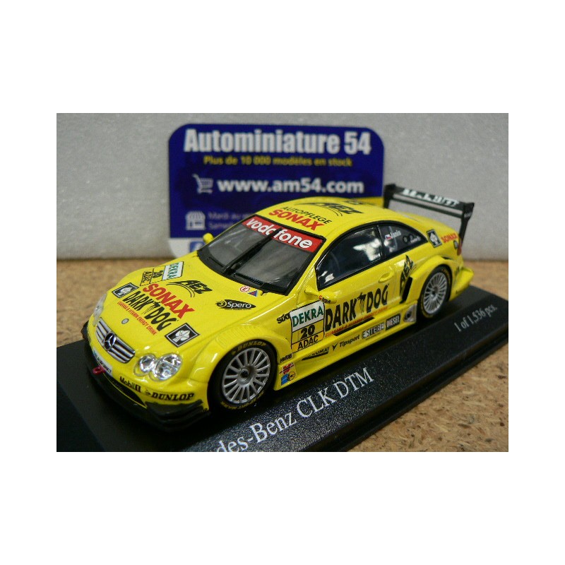 2004 Mercedes CLK COUPE DTM n°20 J. Janis Team ROSBERG 400043320 Minichamps