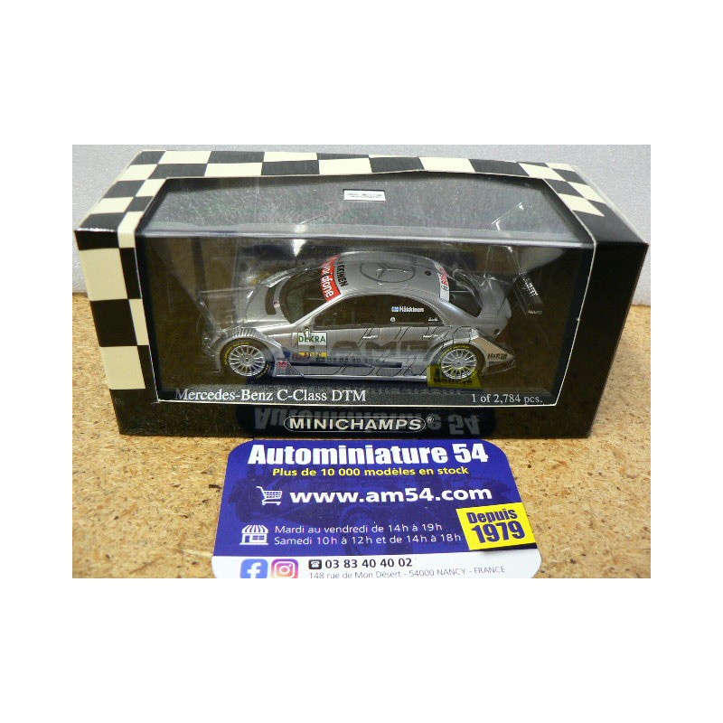 【ミニチャンプス】メルセデスベンツC-Class DTM M.Hakkinen Minichamps 1:43 M. Häkkinen Mercedes C-Class DTM 2005