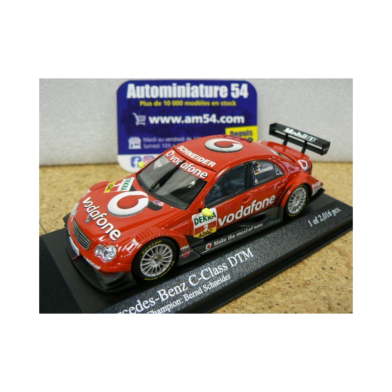 2006 Mercedes C-CLASS DTM n°2 Bernd Schneider TEAM AMG MERCEDES Champion 400063602 Minichamps