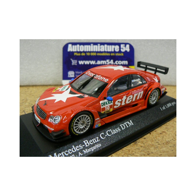 2007 Mercedes C-CLASS DTM n°10 A. Margaritis PERSSON MOTOSPORT 400073610 Minichamps