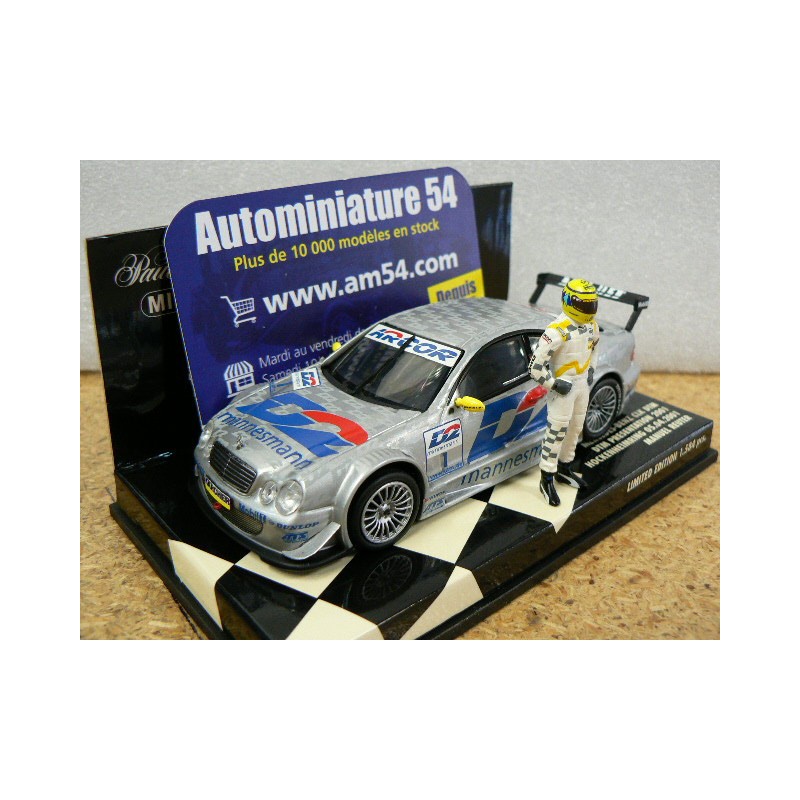 2001 Mercedes CLK DTM Présentation Hockenheimring Manuel Reuter + 1 Figurines 400013791 Minichamps