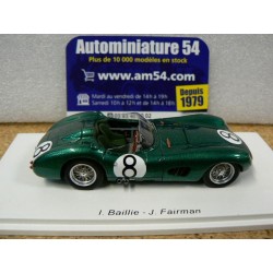 1959 Aston Martin DBR 1 n°8 I. Baillie - J.Fairman Le Mans S2444 Spark Models