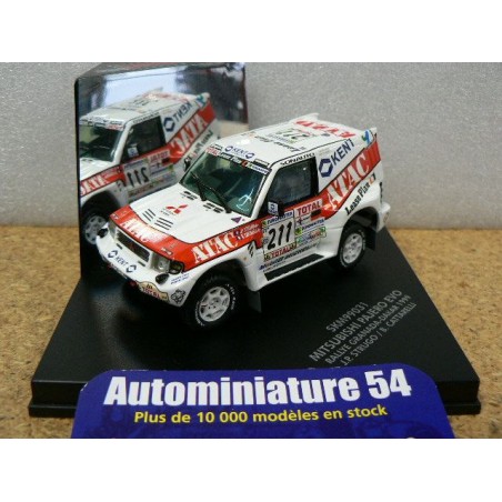 1999 Mitsubishi Pajero EVO n°211 Strugo - Cattarelli Dakar SKM99031  Ixo Models - SKID