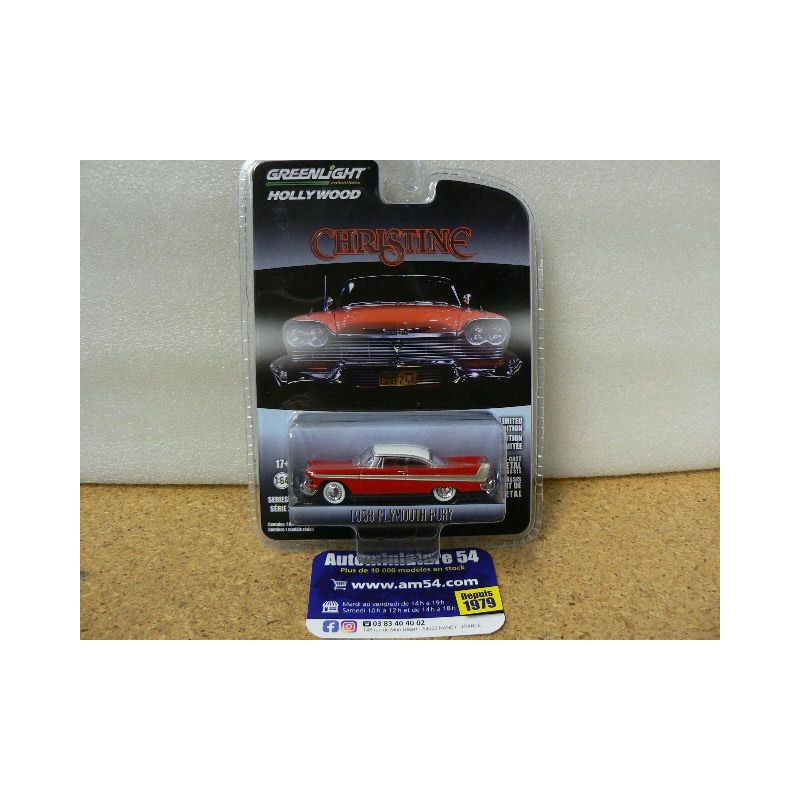 Plymouth Fury 1958 Christine 44830-C Greenlight 1.64ième