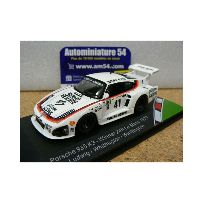 1979 Porsche 935 K3 n°41 "Numéro Réservé" Ludwig - Whittington - Whittington  1st Winner Le Mans 43005 CMR