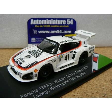 1979 Porsche 935 K3 n°41 "Numéro Réservé" Ludwig - Whittington - Whittington  1st Winner Le Mans 43005 CMR