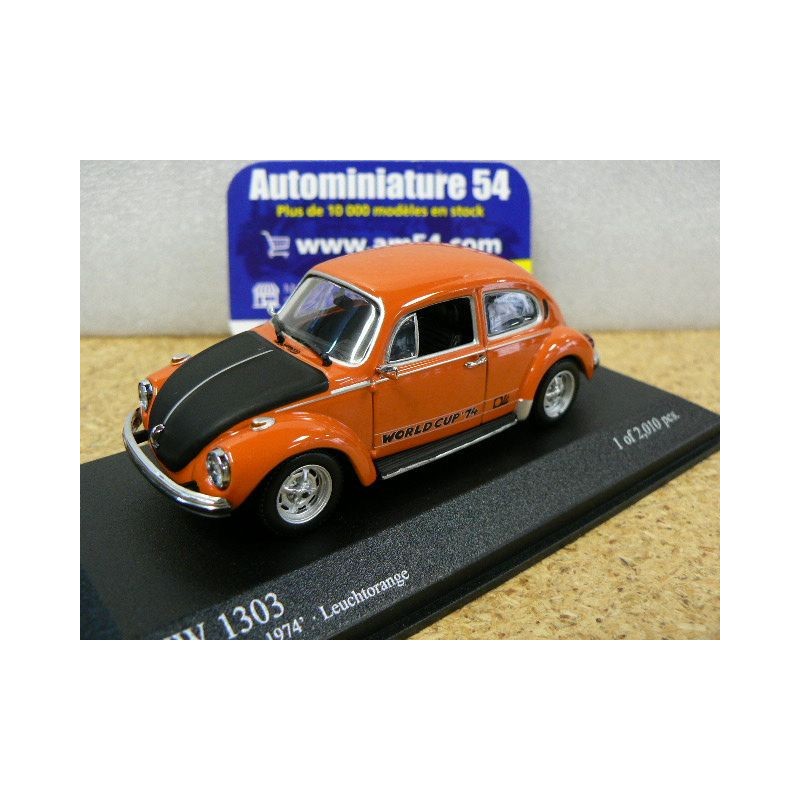 Volkswagen 1303  World Cup 74 Leucht orange 1973 430055114 Minichamps Cox type1
