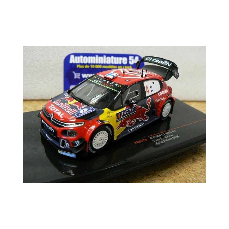 2019 Citroen C3 WRC n°4 Lappi- Ferm Finland RAM725 Ixo Model