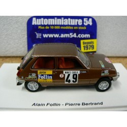 1975 Renault 5 LS n°49 Follin - Bertrand Monte Carlo S6019 Spark Model