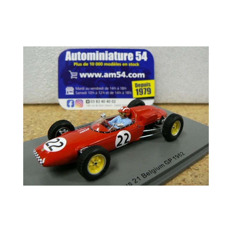 1962 Lotus 21 n°22 Jo Siffert Belgium GP S7117 Spark Model