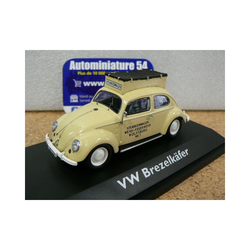 Volkswagen Type 1 BrezelKafer Krankenwagen Wolfsburg 02698 Schuco Coccinelle